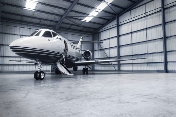 Airlines/Aircraft Operators Expenses - Hangar with jet